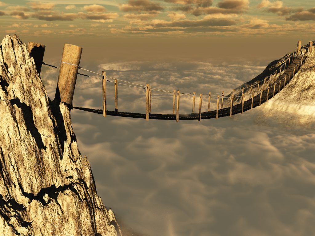 Building Digital Skills can seem like crossing a bridge over a chasm