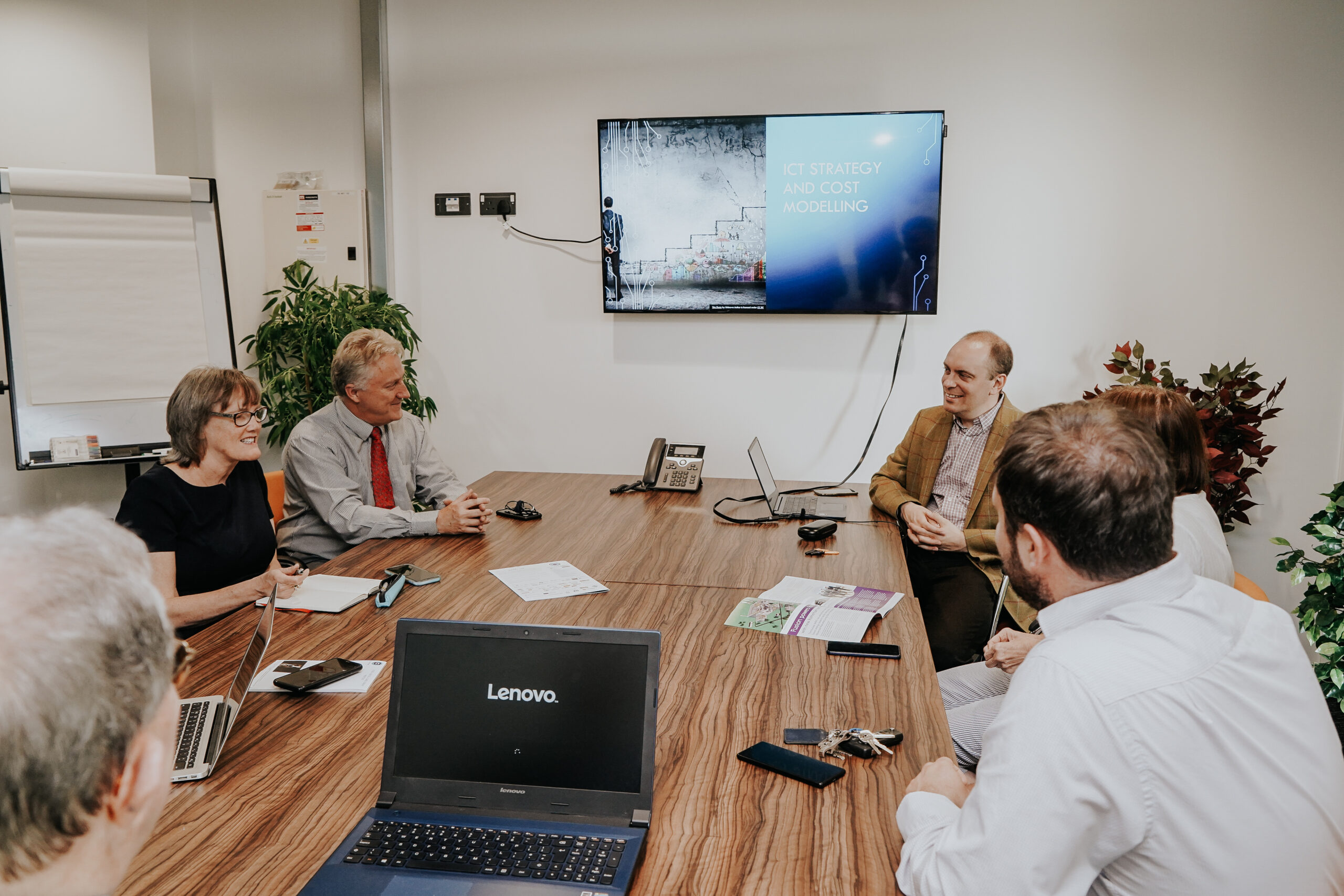 Andrew Horler in a meeting